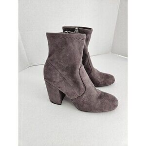 Steve Madden Gaze Faux Suede Ankle Boots Size 7.5 Worn Once